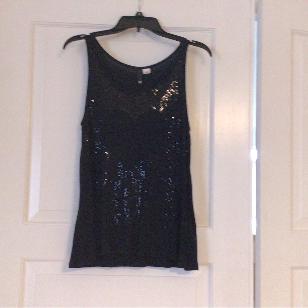 Sparkly Black Top